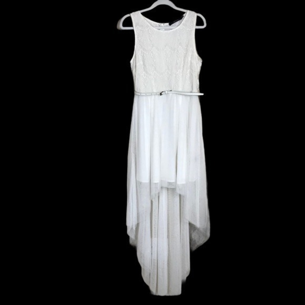 Ark & Co Lace Tulle Hi-Low‎ Dress Medium